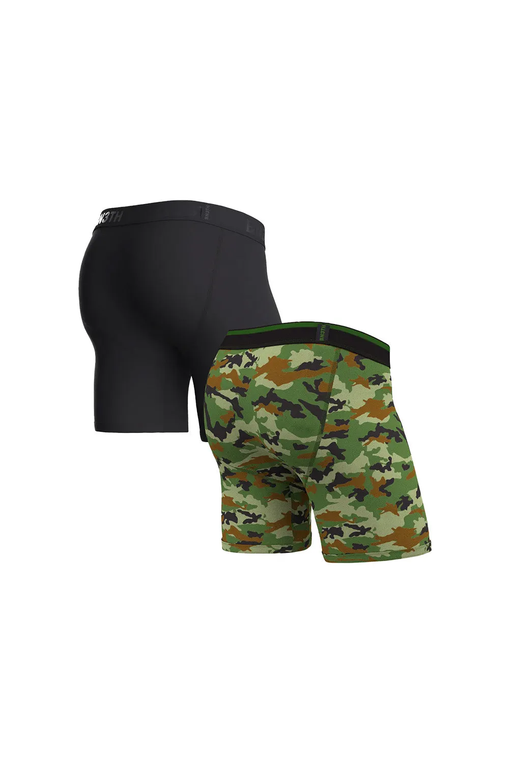 CLASSICS BOXER BRIEF 2 PACK Black/Camo sold by REVOLVR Menswear product image thumbnail 2