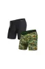 CLASSICS BOXER BRIEF 2 PACK Black/Camo sold by REVOLVR Menswear