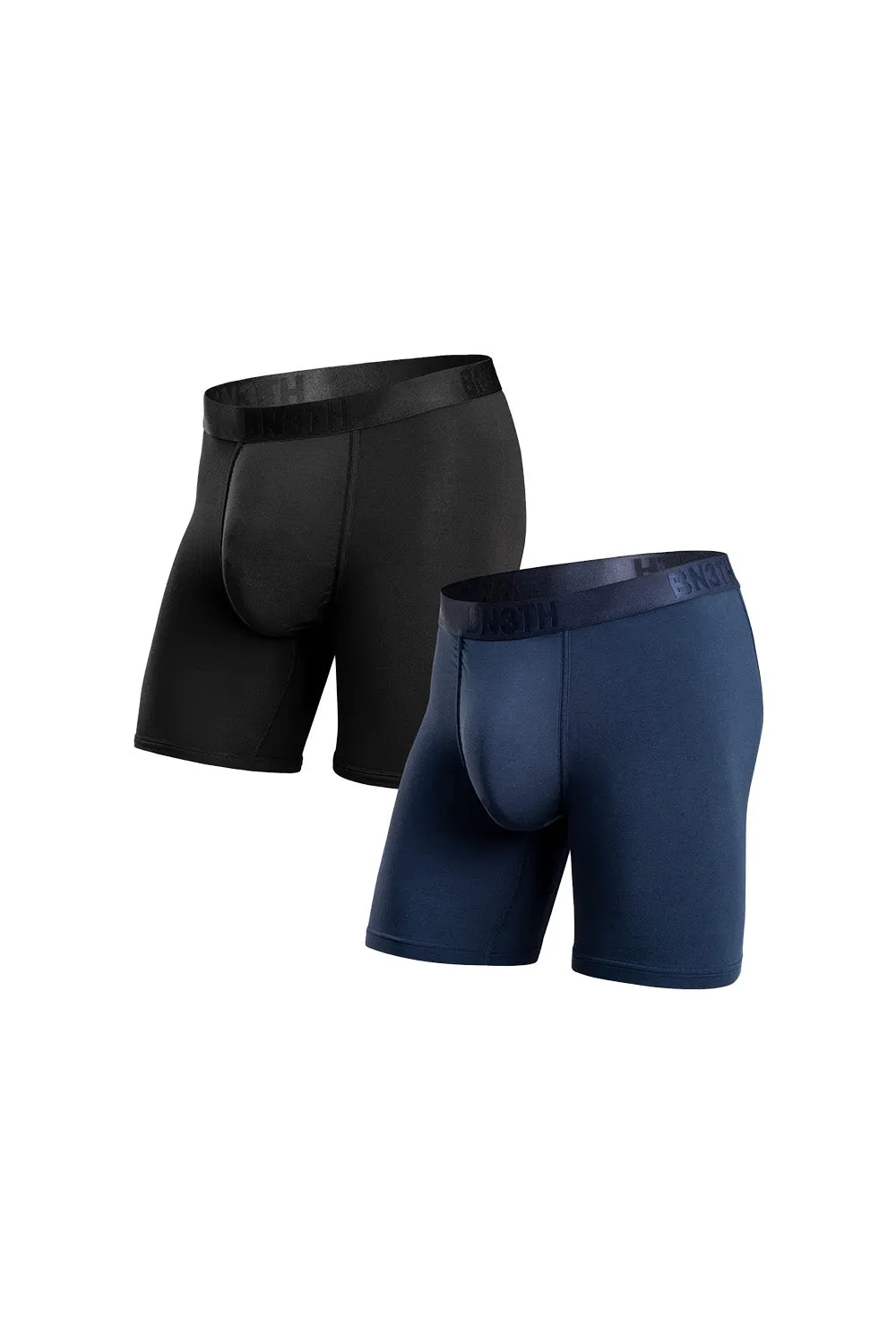 CLASSICS BOXER BRIEF 2 PACK Black/Navy sold by REVOLVR Menswear
