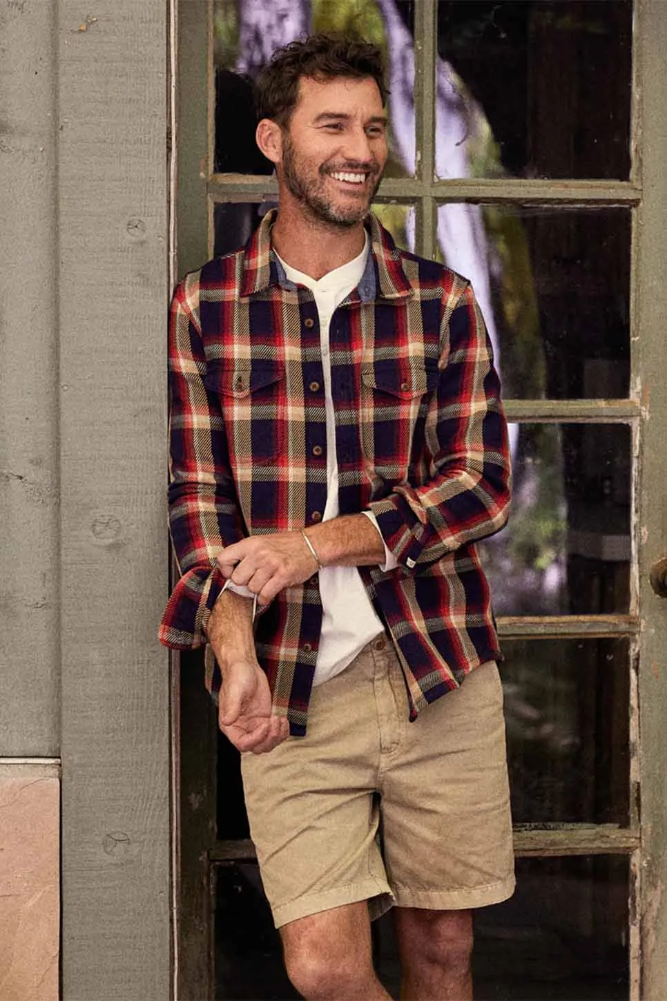 BLANKET SHIRT Marine Nostalgic Plaid sold by REVOLVR Menswear product image thumbnail 2