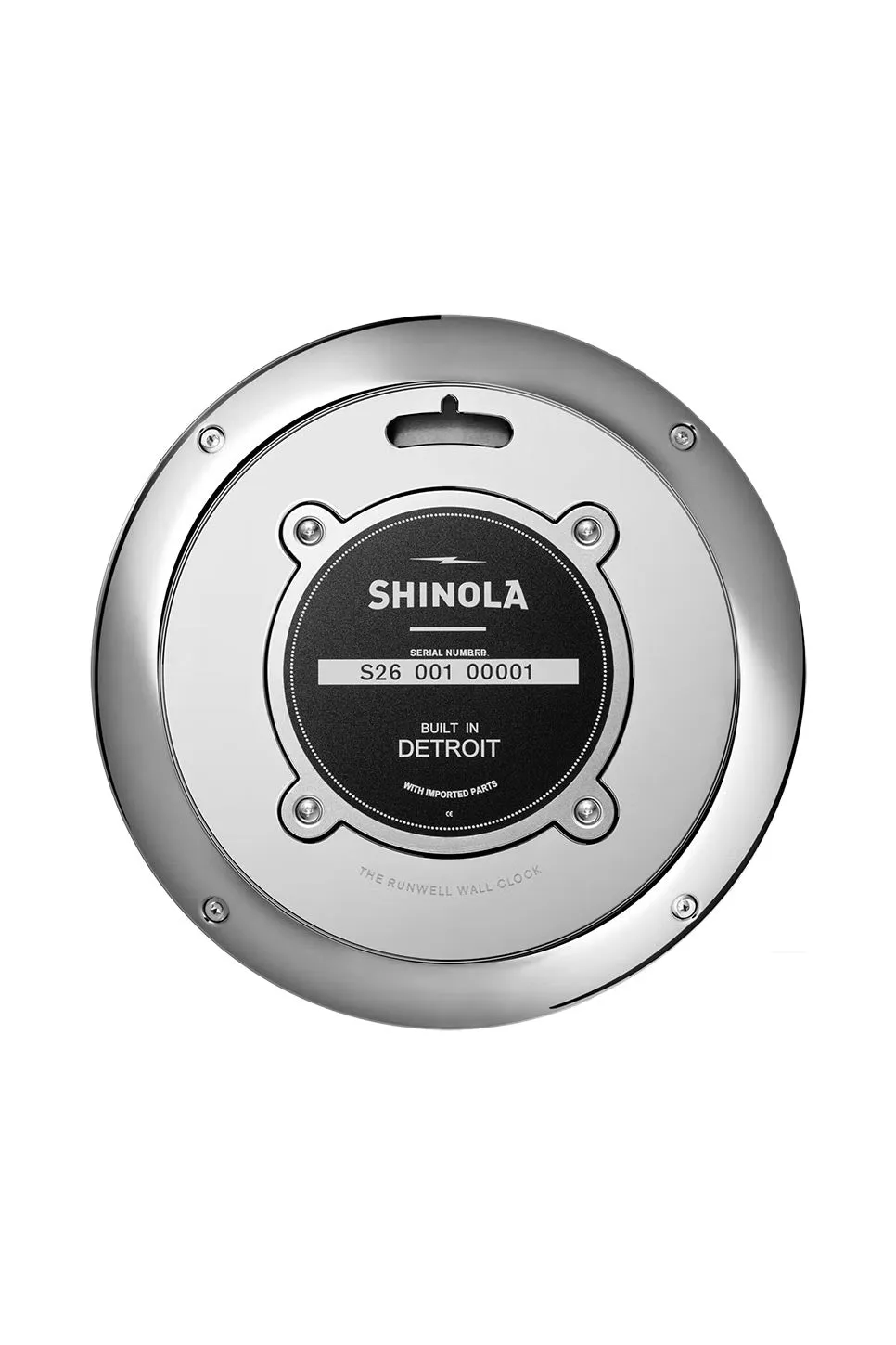 RUNWELL WALL CLOCK - BLACK/BLACK/CREAM sold by REVOLVR Menswear product image thumbnail 2