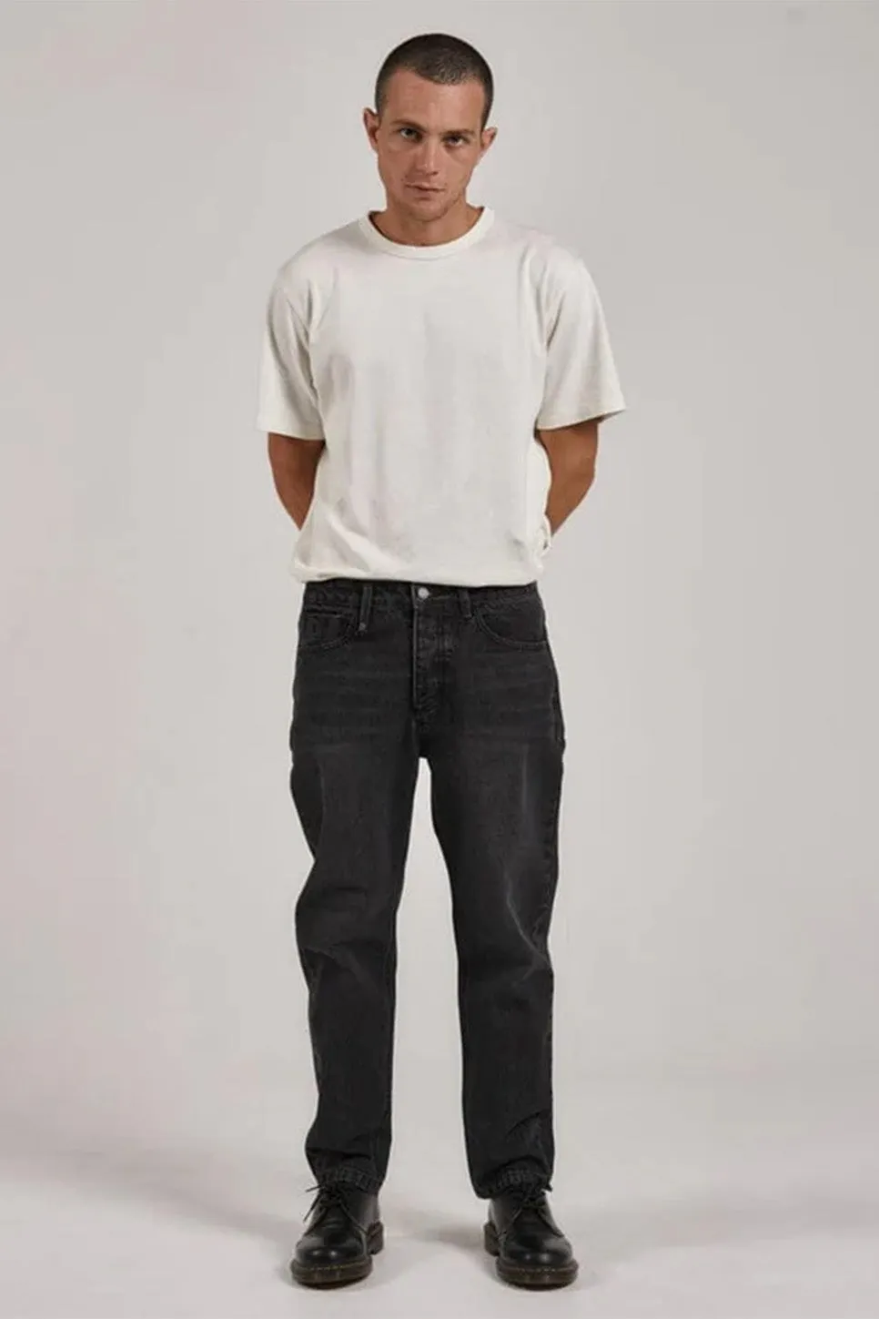 UNCHOPPED DENIM JEAN - SMOKE BLACK sold by REVOLVR Menswear