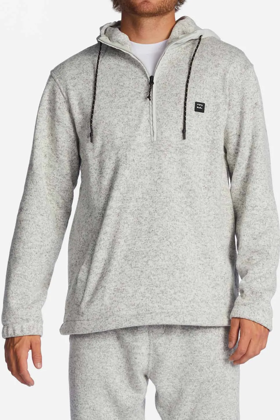 BOUNDARY PO HOODIE Grey Heather sold by REVOLVR Menswear product image thumbnail 2