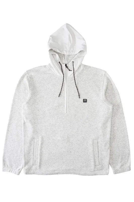 BOUNDARY PO HOODIE Grey Heather sold by REVOLVR Menswear