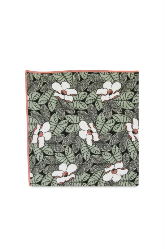 THE DAVIS POCKET SQUARE Floral sold by REVOLVR Menswear