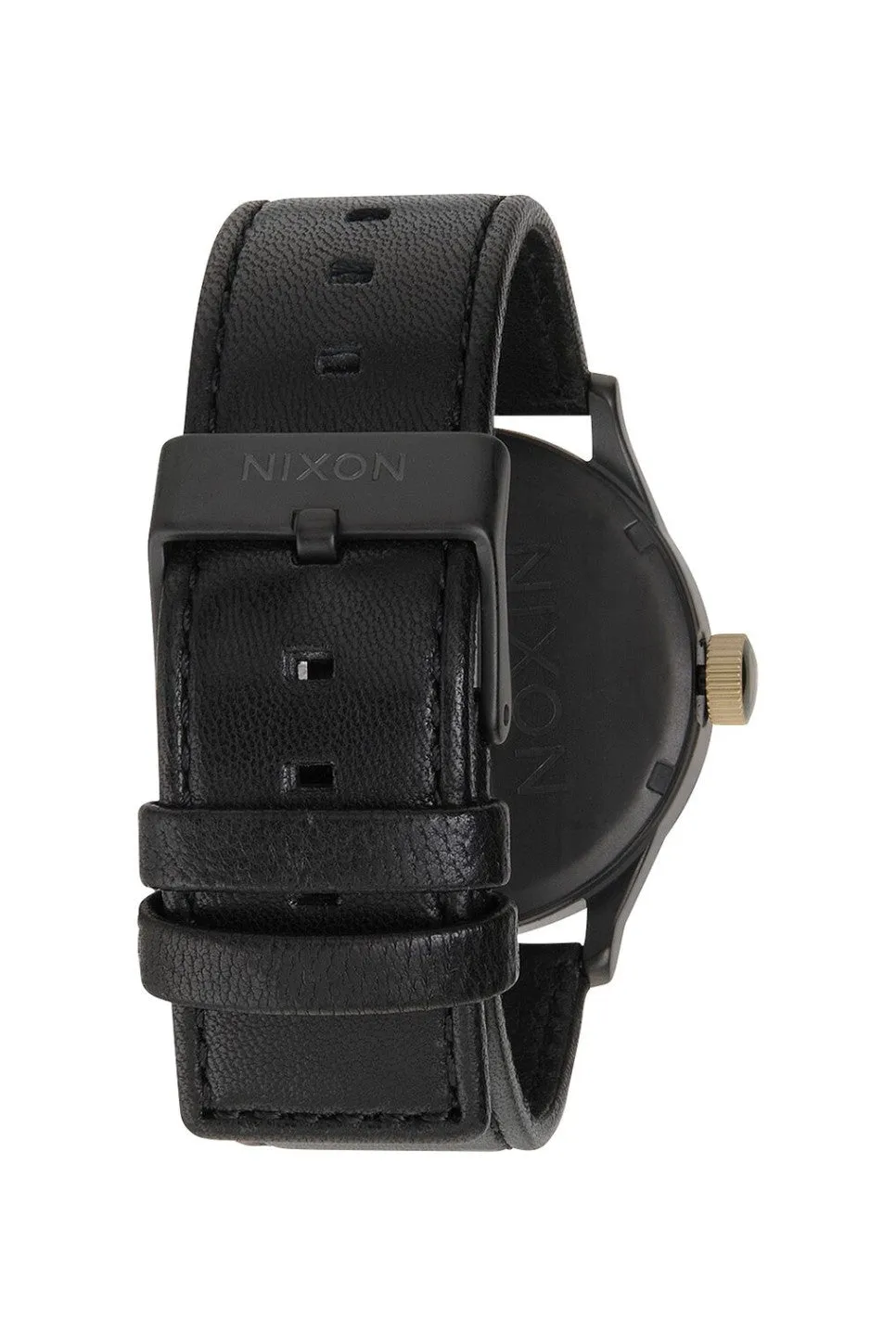 SENTRY LEATHER - MATTE BLACK/GOLD sold by REVOLVR Menswear product image thumbnail 3