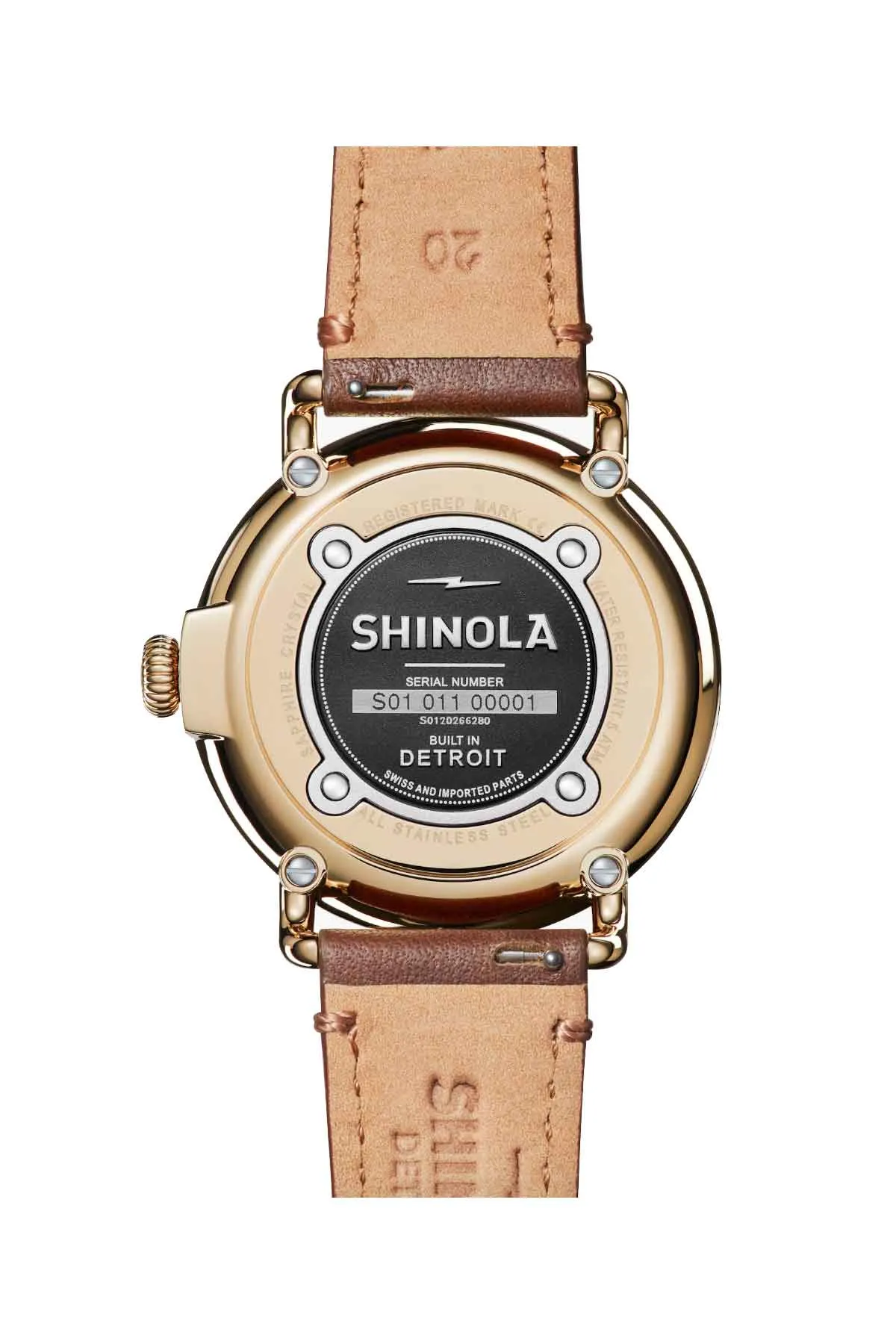 RUNWELL 41mm - WHITE/TEAK sold by REVOLVR Menswear product image thumbnail 4