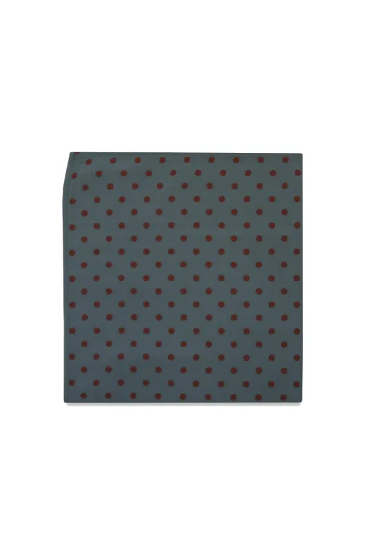 THE WRIGHT POCKET SQUARE Polka Dot sold by REVOLVR Menswear