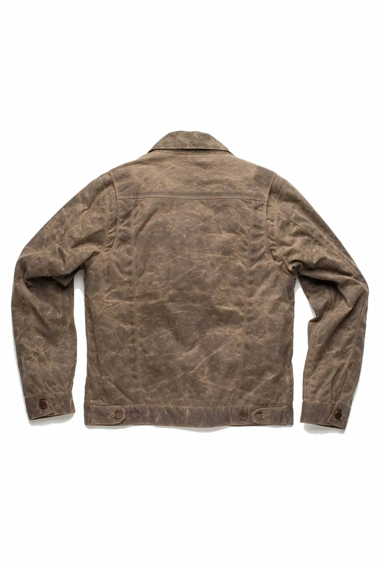 WAXED RIDERS JACKET - OAK/NAVY sold by REVOLVR Menswear product image thumbnail 3