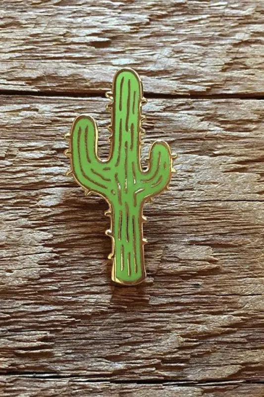 CACTUS ENAMEL PIN sold by REVOLVR Menswear