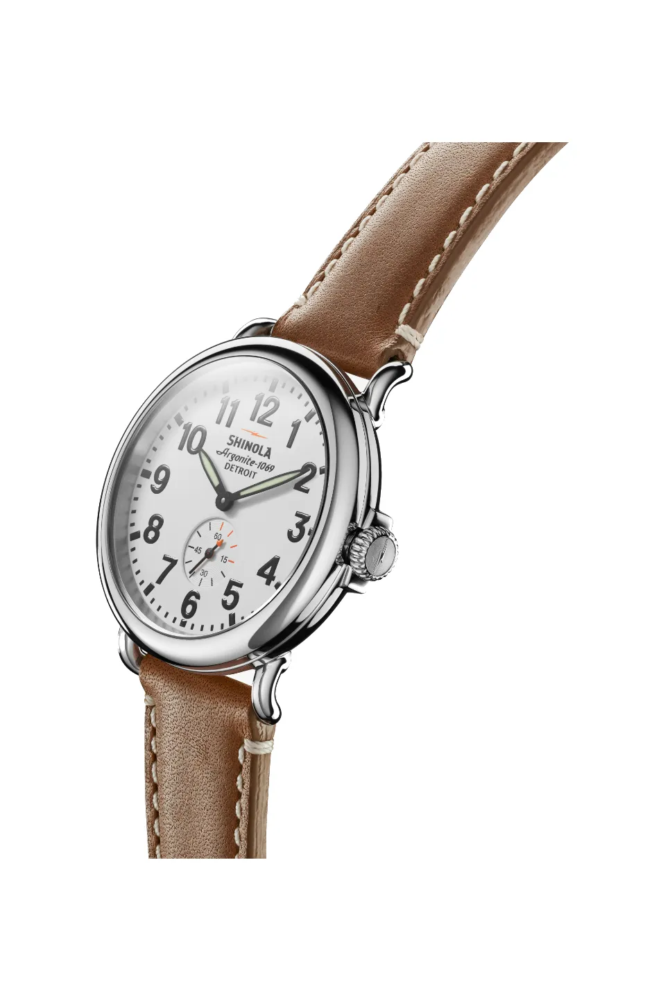 RUNWELL 41mm - WHITE/BROWN sold by REVOLVR Menswear product image thumbnail 2