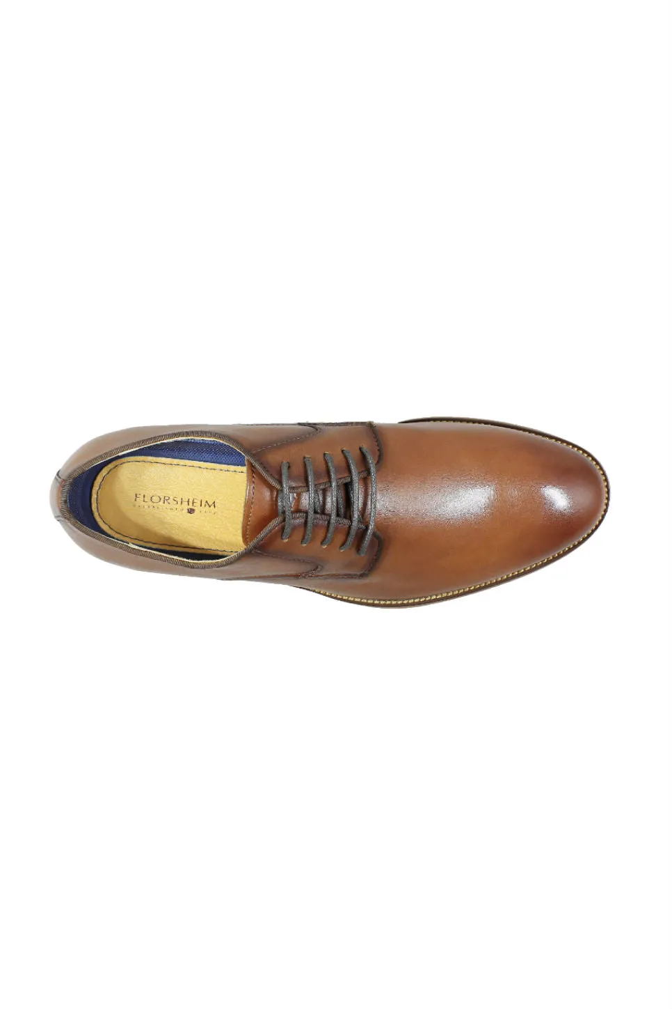 BLAZE PLAIN TOE OXFORD - COGNAC sold by REVOLVR Menswear product image thumbnail 5