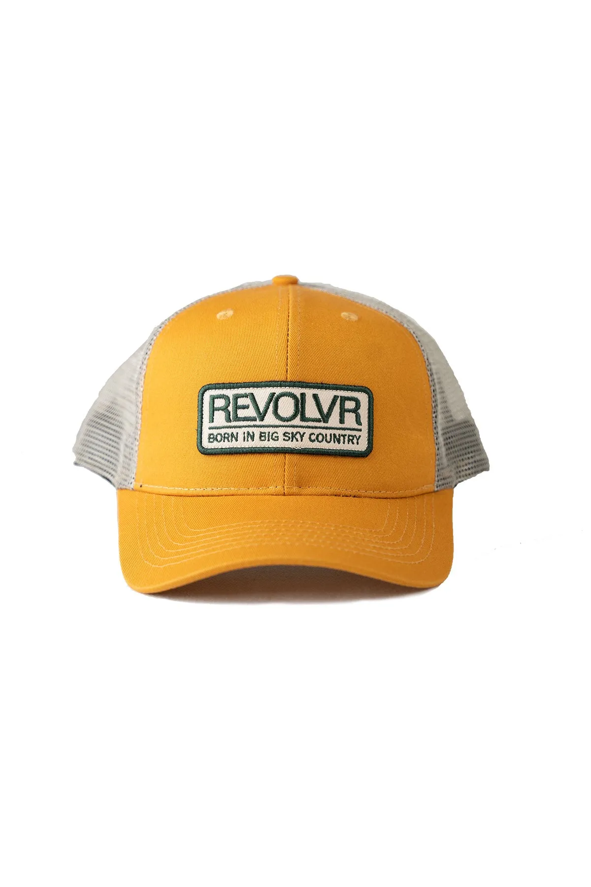 RANCHER TRUCKER HAT Mustard sold by REVOLVR Menswear