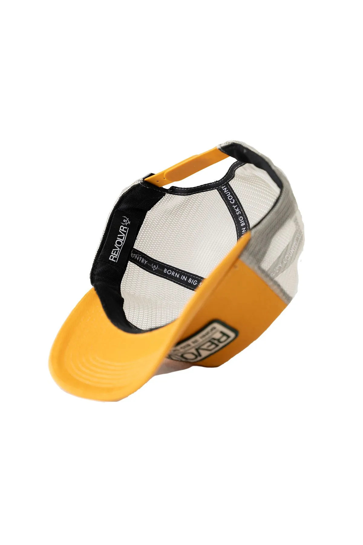 RANCHER TRUCKER HAT Mustard sold by REVOLVR Menswear product image thumbnail 3