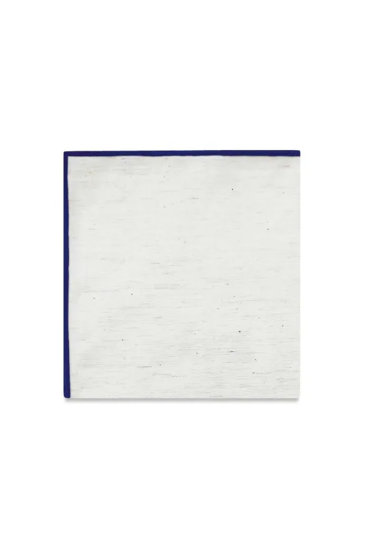 THE MERROW POCKET SQUARE Navy sold by REVOLVR Menswear