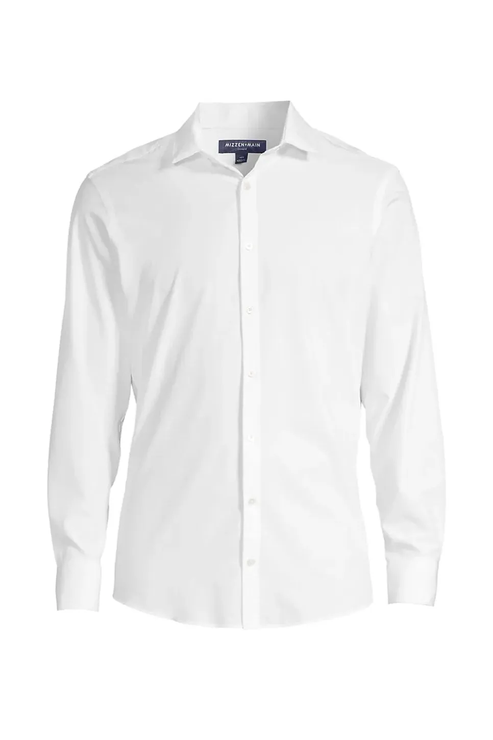 LEEWARD LS Solid White sold by REVOLVR Menswear