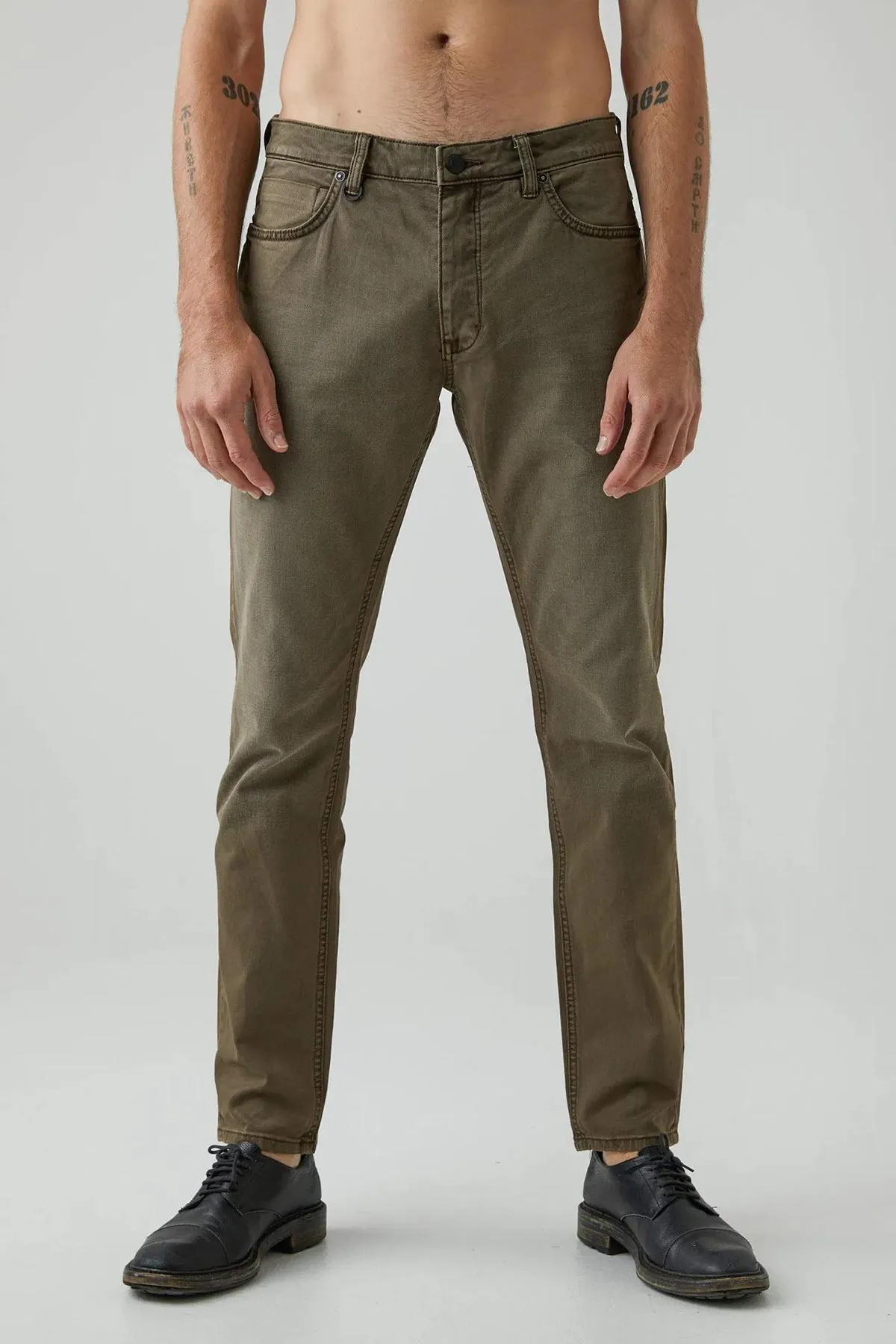 LOU SLIM TWILL - DESERT sold by REVOLVR Menswear product image thumbnail 3