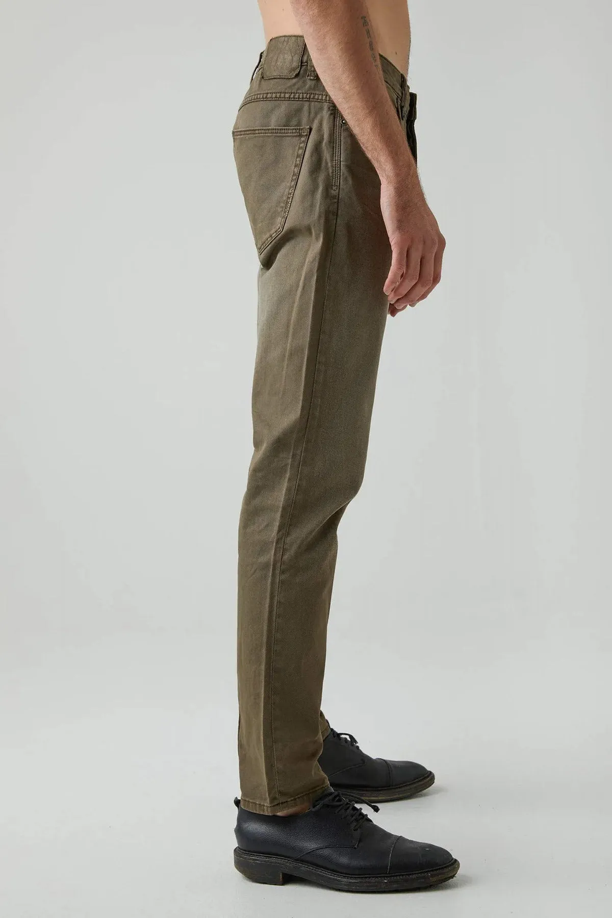 LOU SLIM TWILL - DESERT sold by REVOLVR Menswear product image thumbnail 4