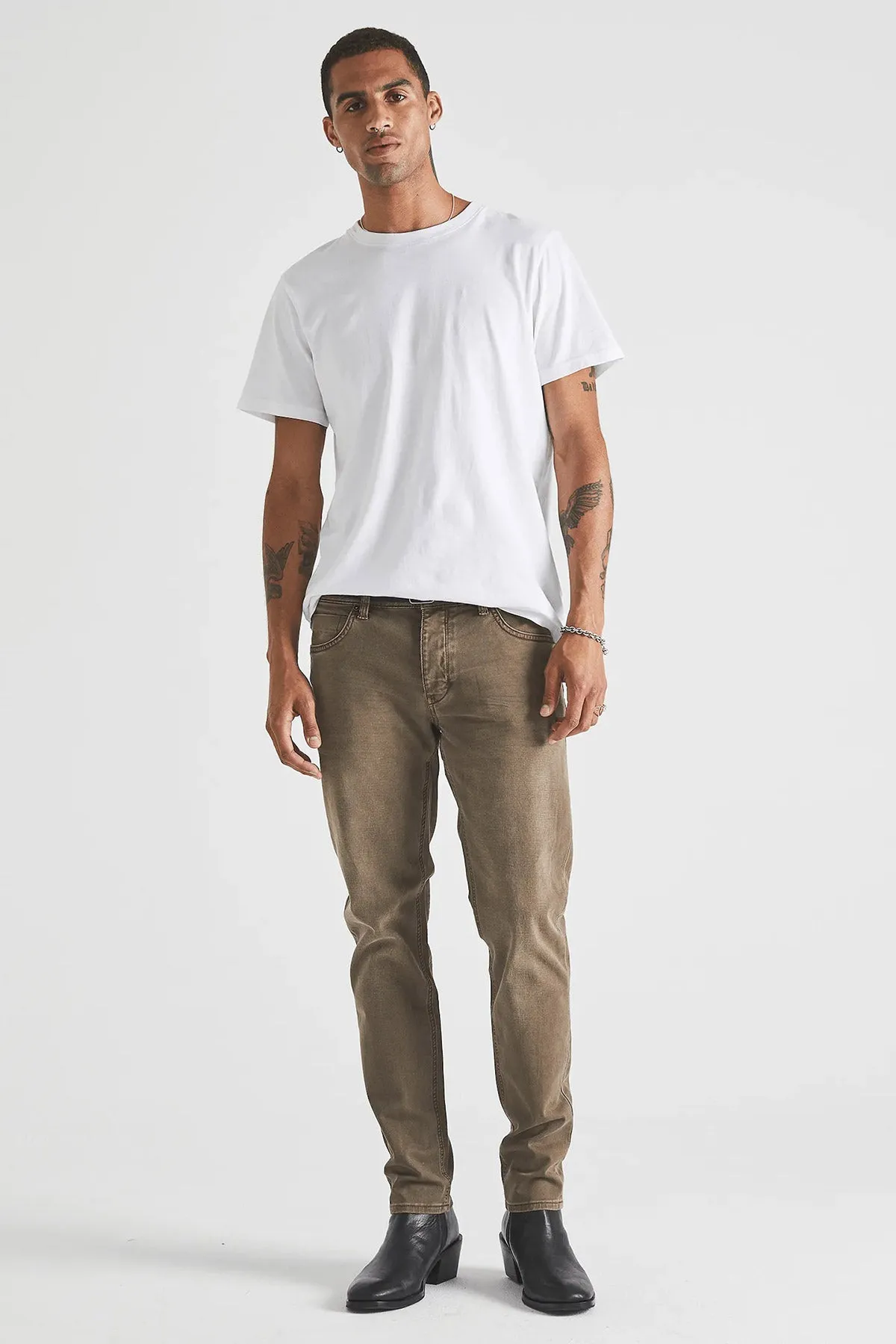 LOU SLIM TWILL - DESERT sold by REVOLVR Menswear product image thumbnail 2