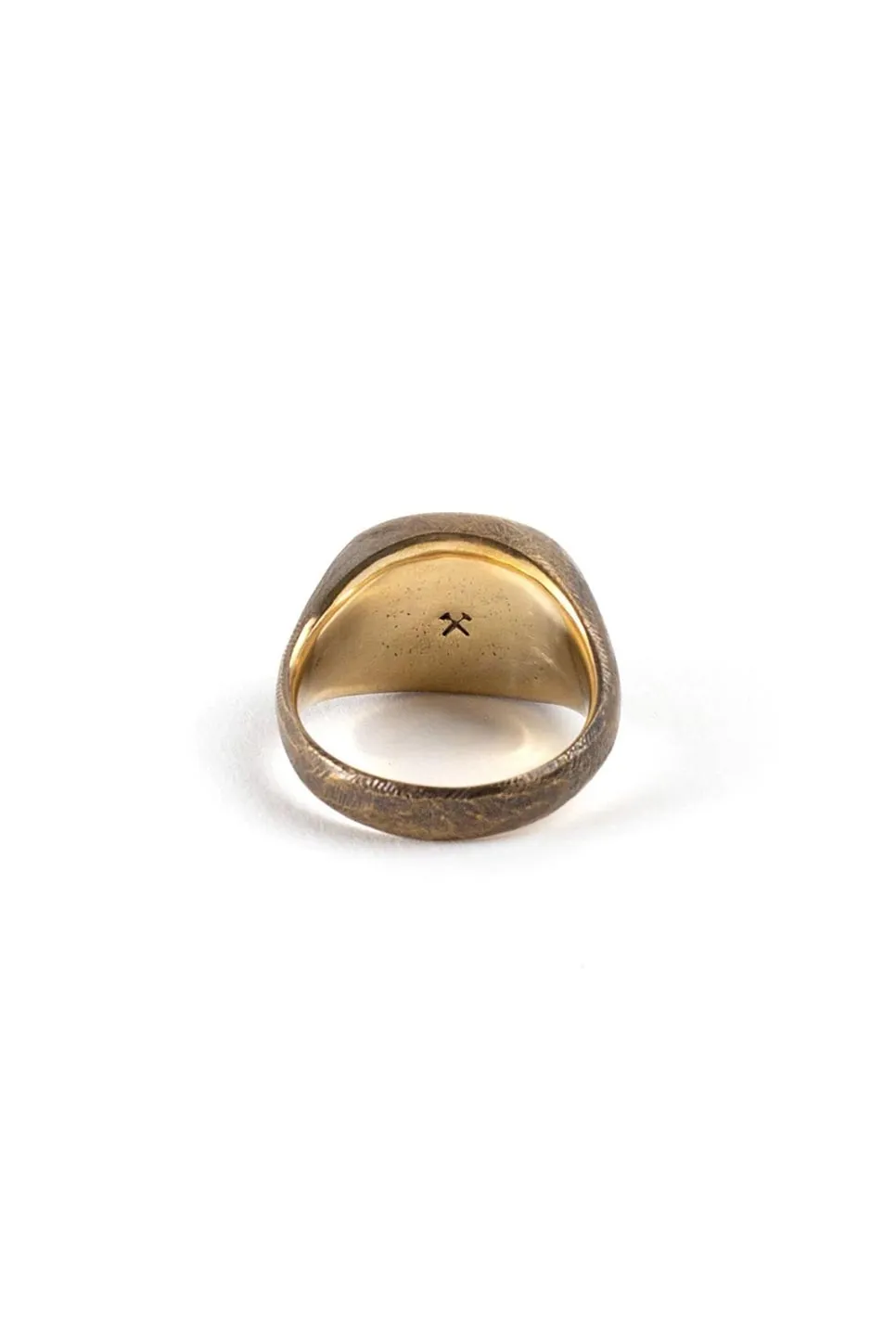 SIGNET RING - BRASS WORK PATINA sold by REVOLVR Menswear product image thumbnail 3