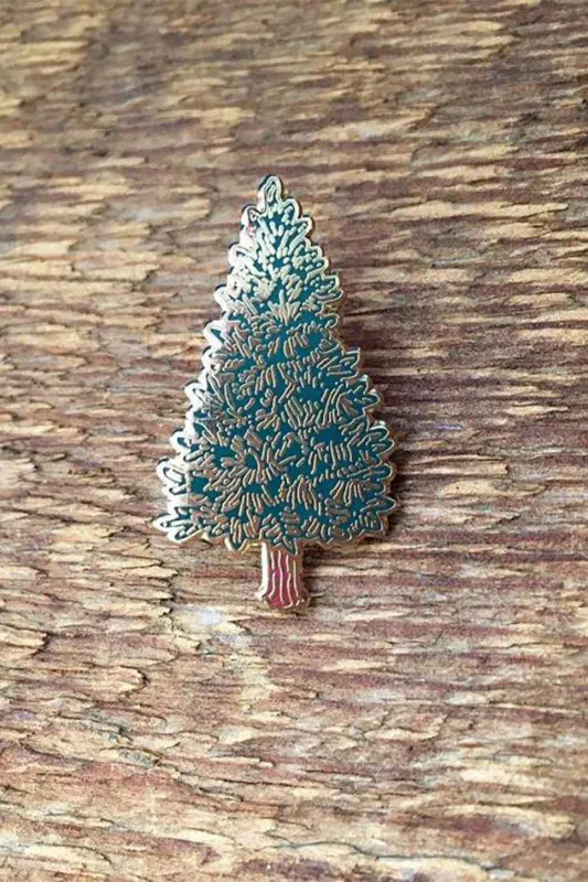 PINE TREE ENAMEL PIN sold by REVOLVR Menswear