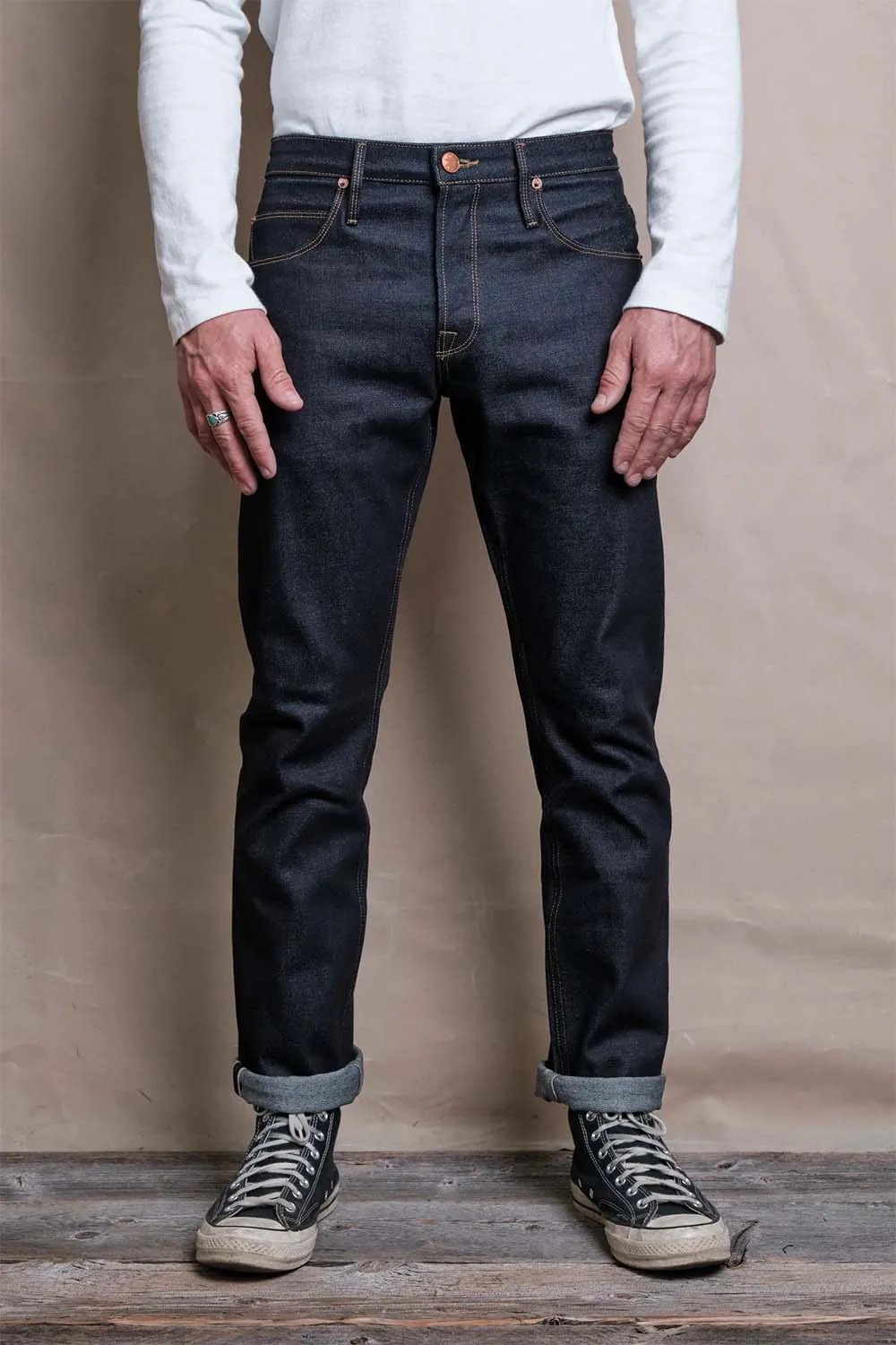 AVILA SLIM TAPER - 14OZ BLUE sold by REVOLVR Menswear product image thumbnail 2