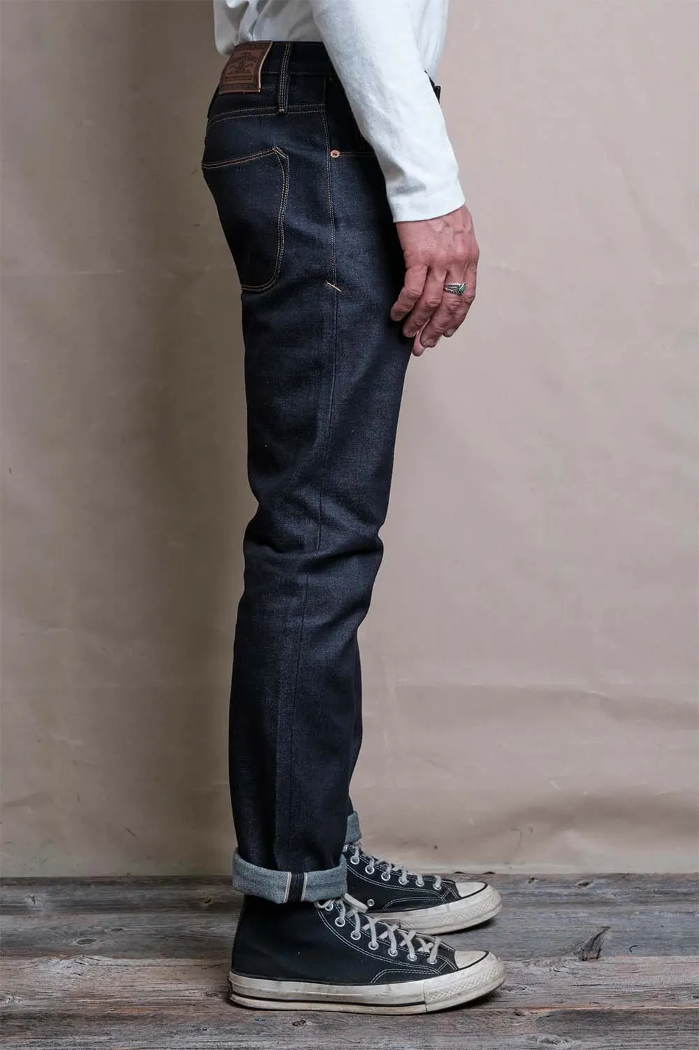 AVILA SLIM TAPER - 14OZ BLUE sold by REVOLVR Menswear product image thumbnail 3