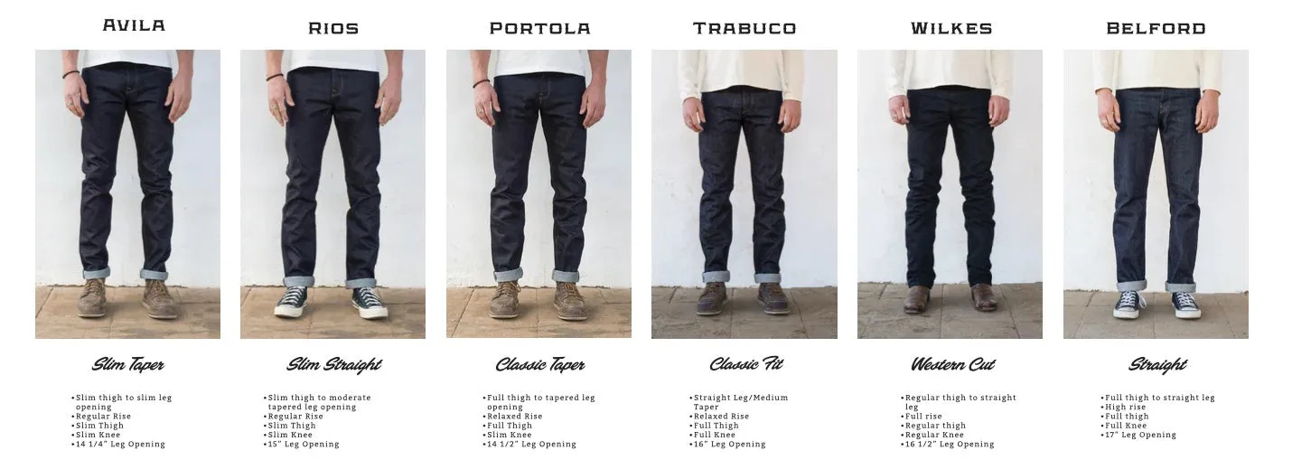 AVILA SLIM TAPER - 14OZ BLUE sold by REVOLVR Menswear product image thumbnail 5