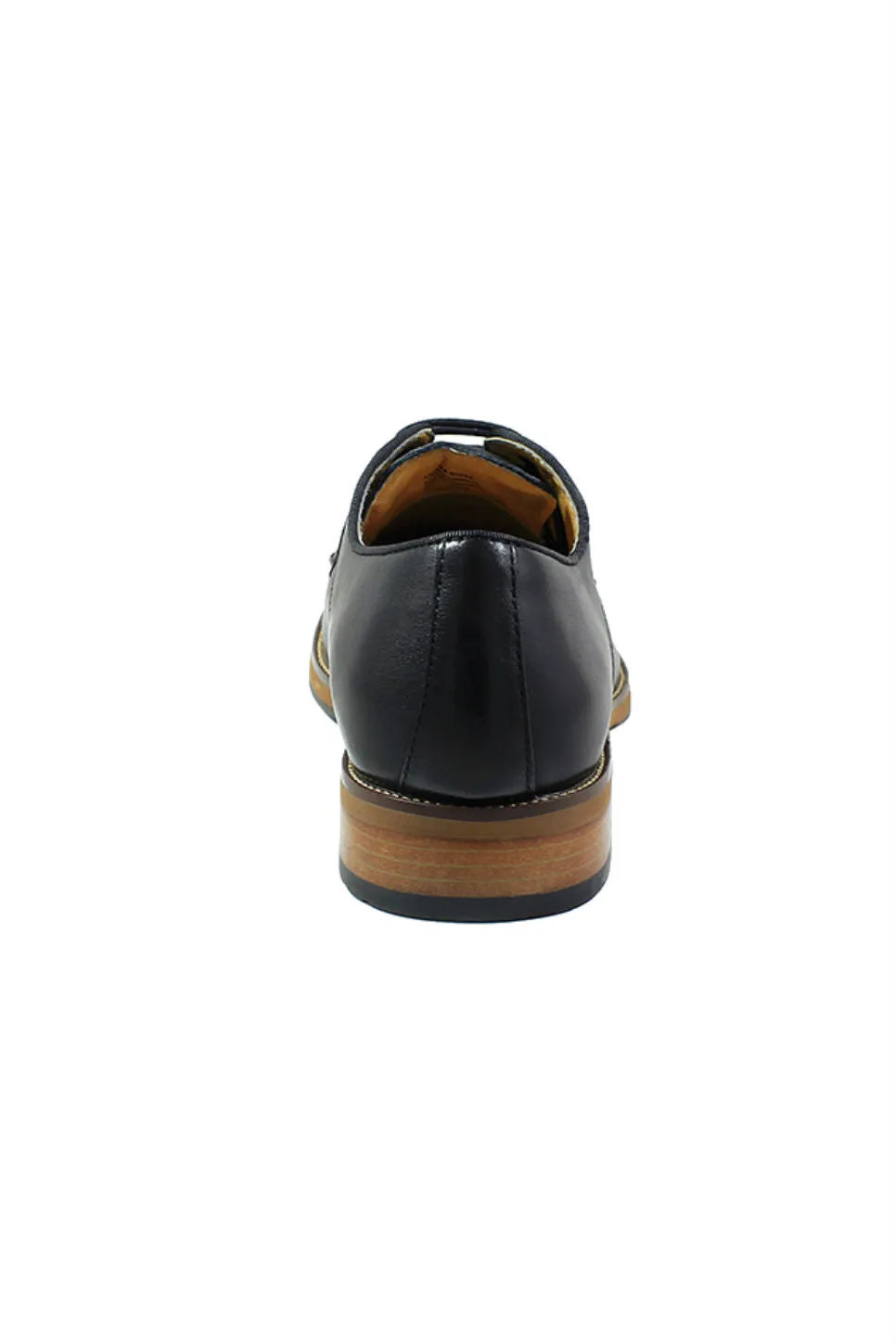 BLAZE PLAIN TOE OXFORD - BLACK sold by REVOLVR Menswear product image thumbnail 4