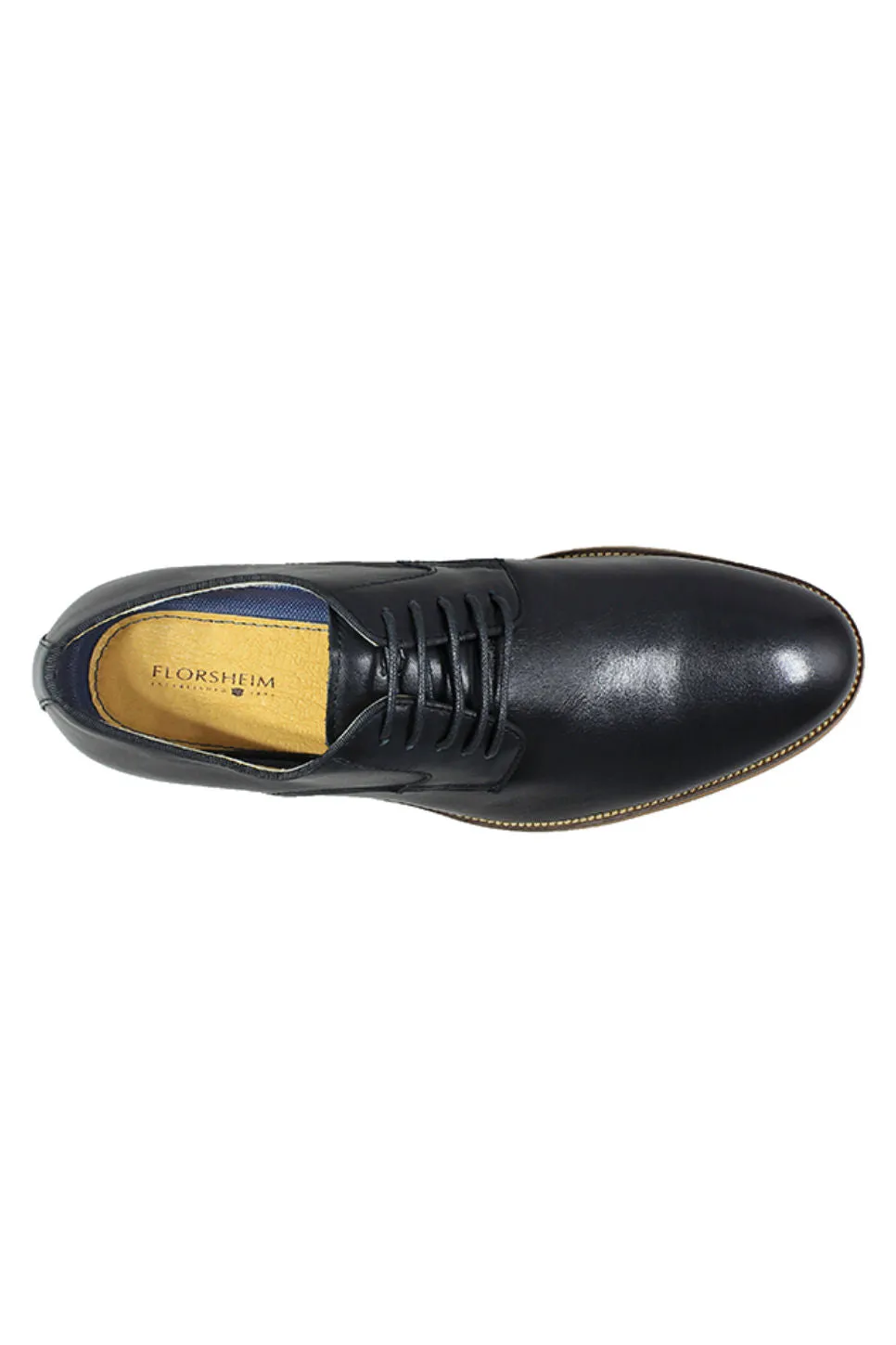 BLAZE PLAIN TOE OXFORD - BLACK sold by REVOLVR Menswear product image thumbnail 5
