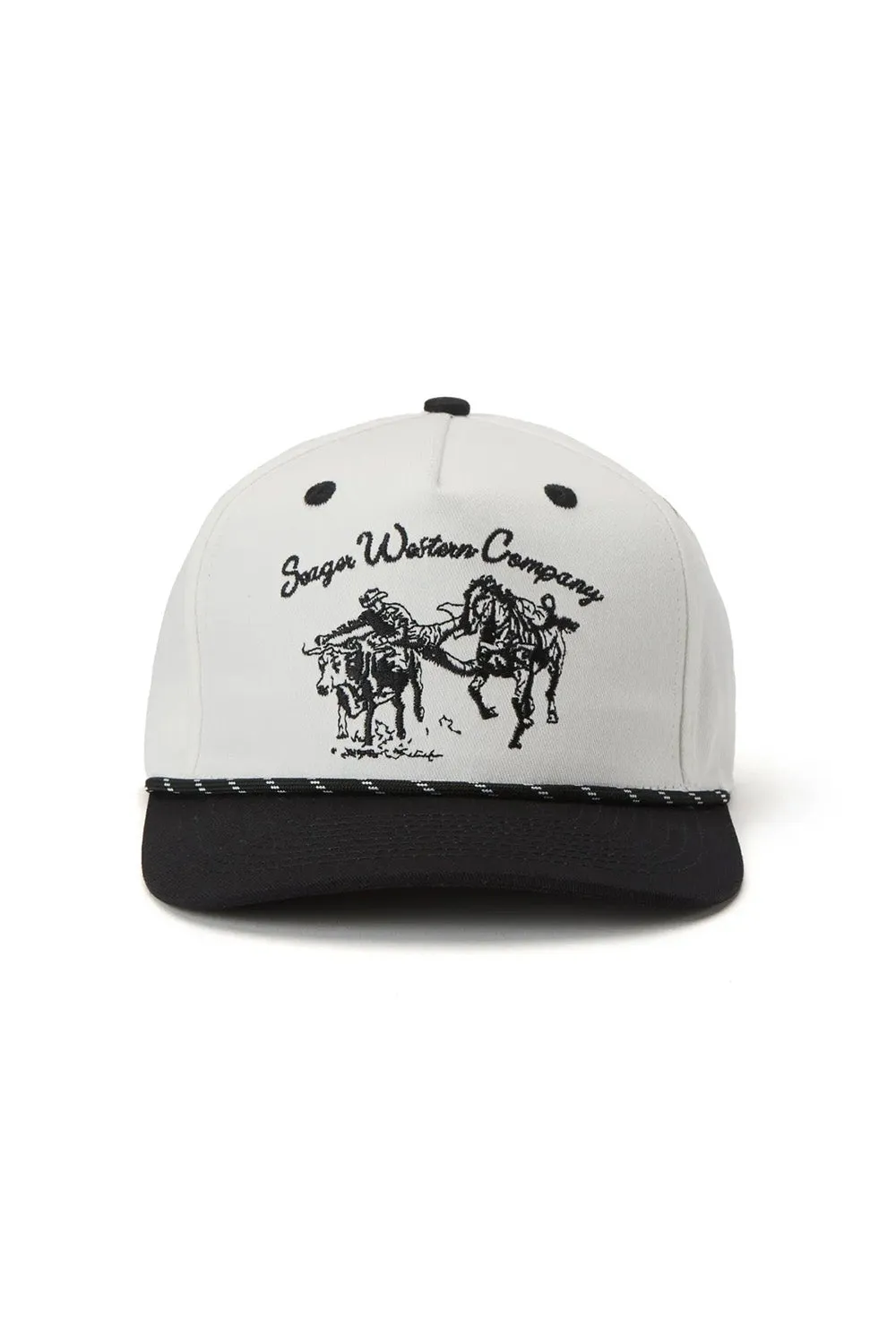 LOS RIOS CANVAS SNAPBACK Cream/Black sold by REVOLVR Menswear product image thumbnail 2