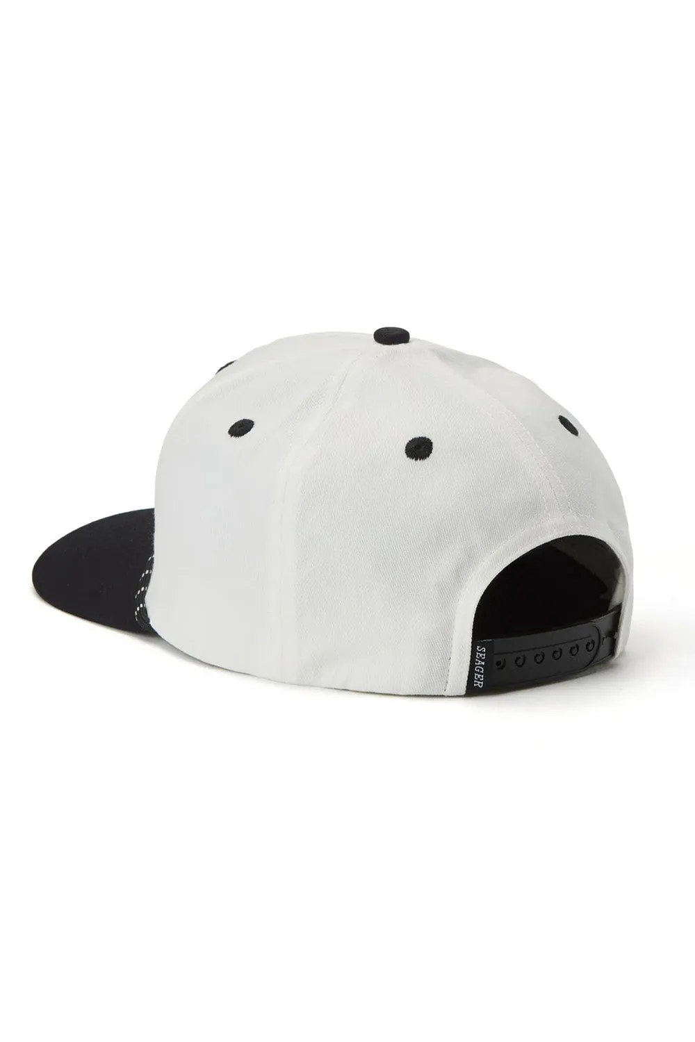 LOS RIOS CANVAS SNAPBACK Cream/Black sold by REVOLVR Menswear product image thumbnail 3