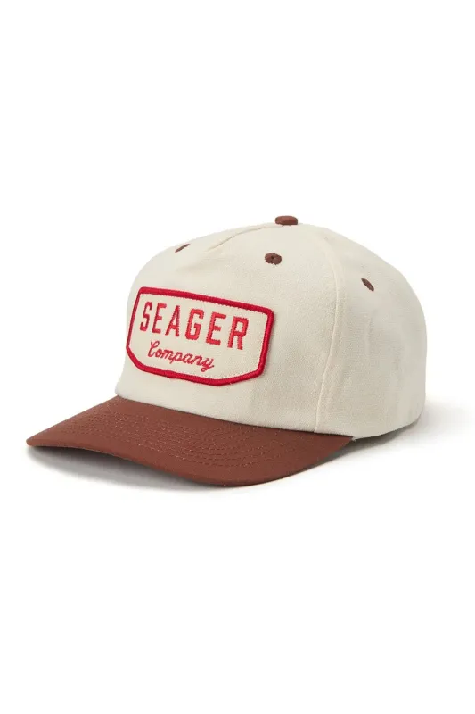 WILSON SNAPBACK Cream/Brown sold by REVOLVR Menswear