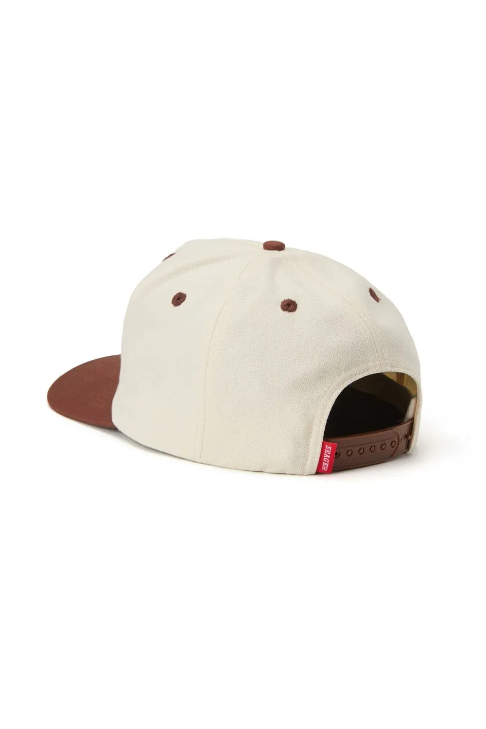 WILSON SNAPBACK Cream/Brown sold by REVOLVR Menswear product image thumbnail 3