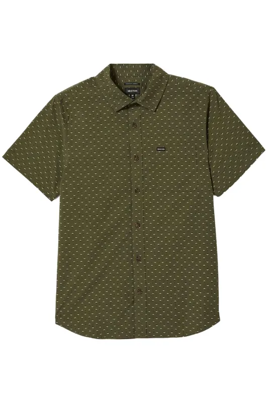 CHARTER PRINT SS Ivy Green/Micro Floral sold by REVOLVR Menswear