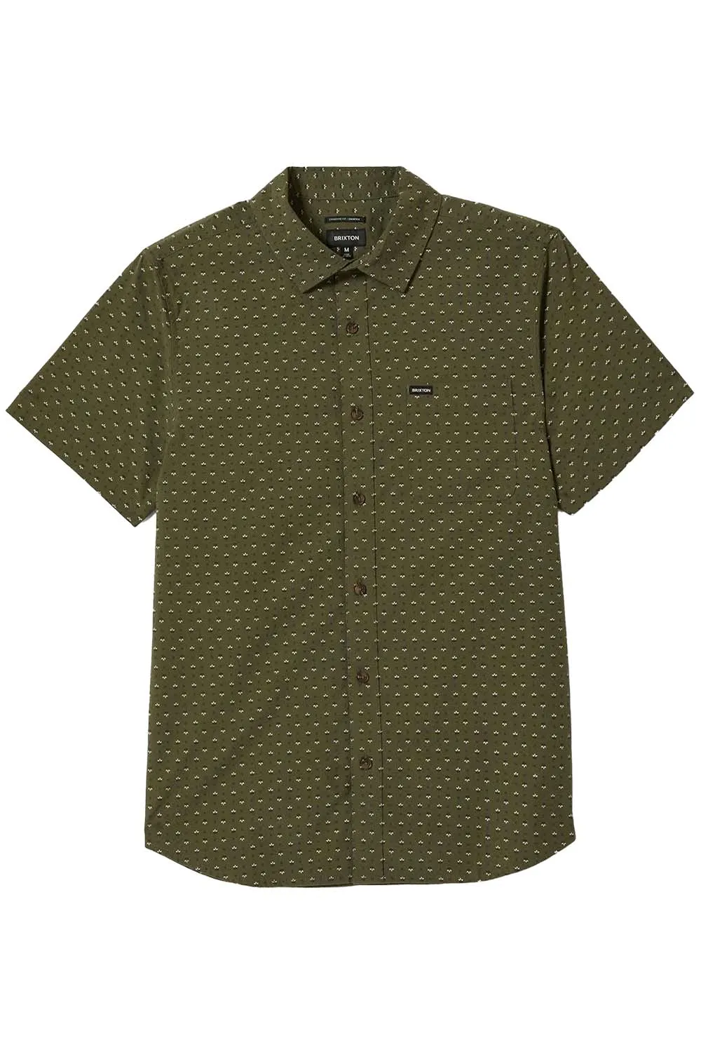 CHARTER PRINT SS Ivy Green/Micro Floral sold by REVOLVR Menswear