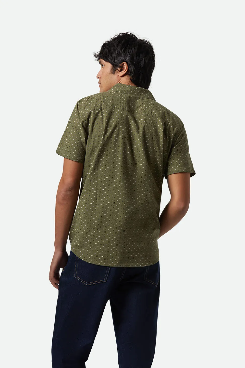 CHARTER PRINT SS Ivy Green/Micro Floral sold by REVOLVR Menswear product image thumbnail 3