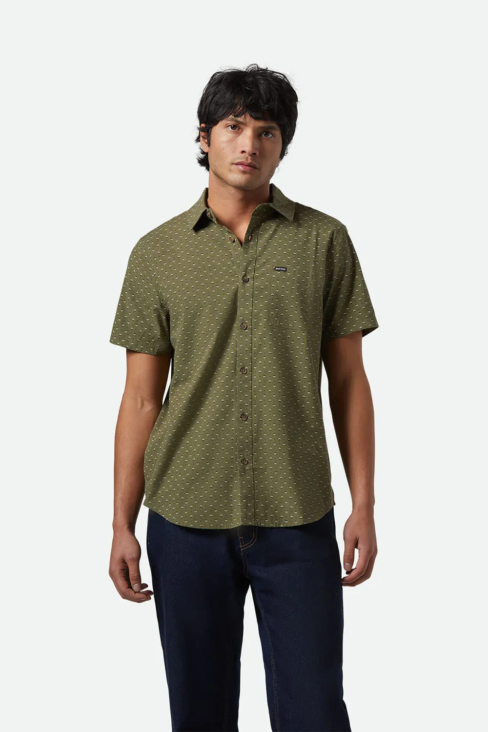 CHARTER PRINT SS Ivy Green/Micro Floral sold by REVOLVR Menswear product image thumbnail 2