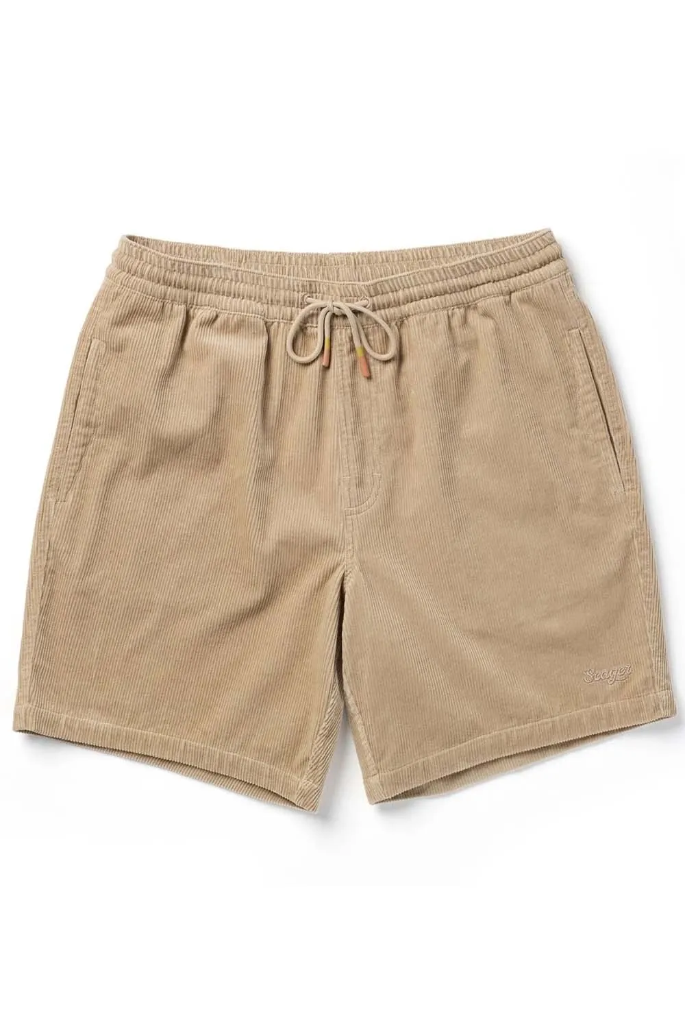 YUMA CORD SHORT Stone sold by REVOLVR Menswear