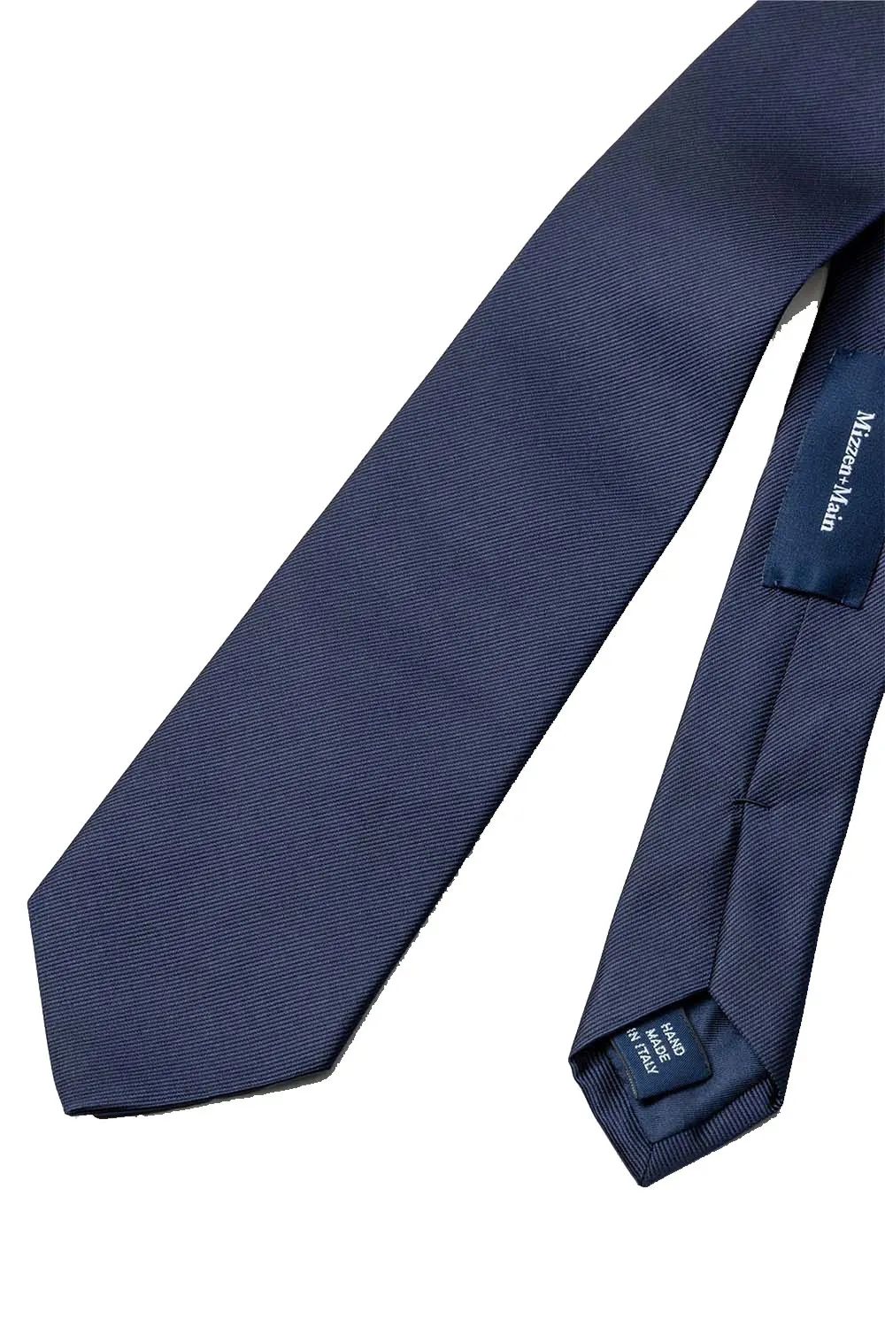 SILK TIE Navy Solid sold by REVOLVR Menswear product image thumbnail 2