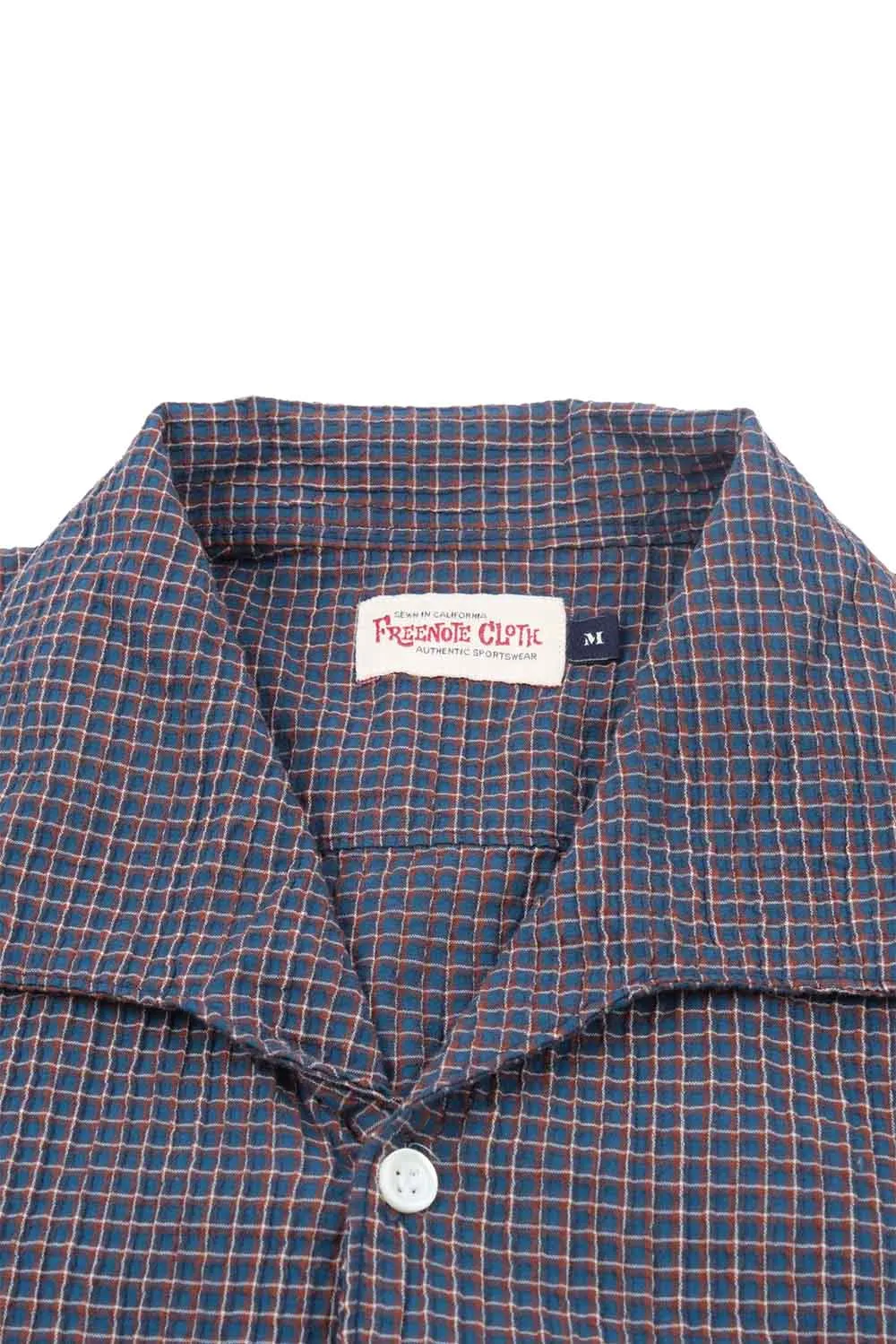 CAYUCOS SEERSUCKER Blue Plaid sold by REVOLVR Menswear product image thumbnail 3