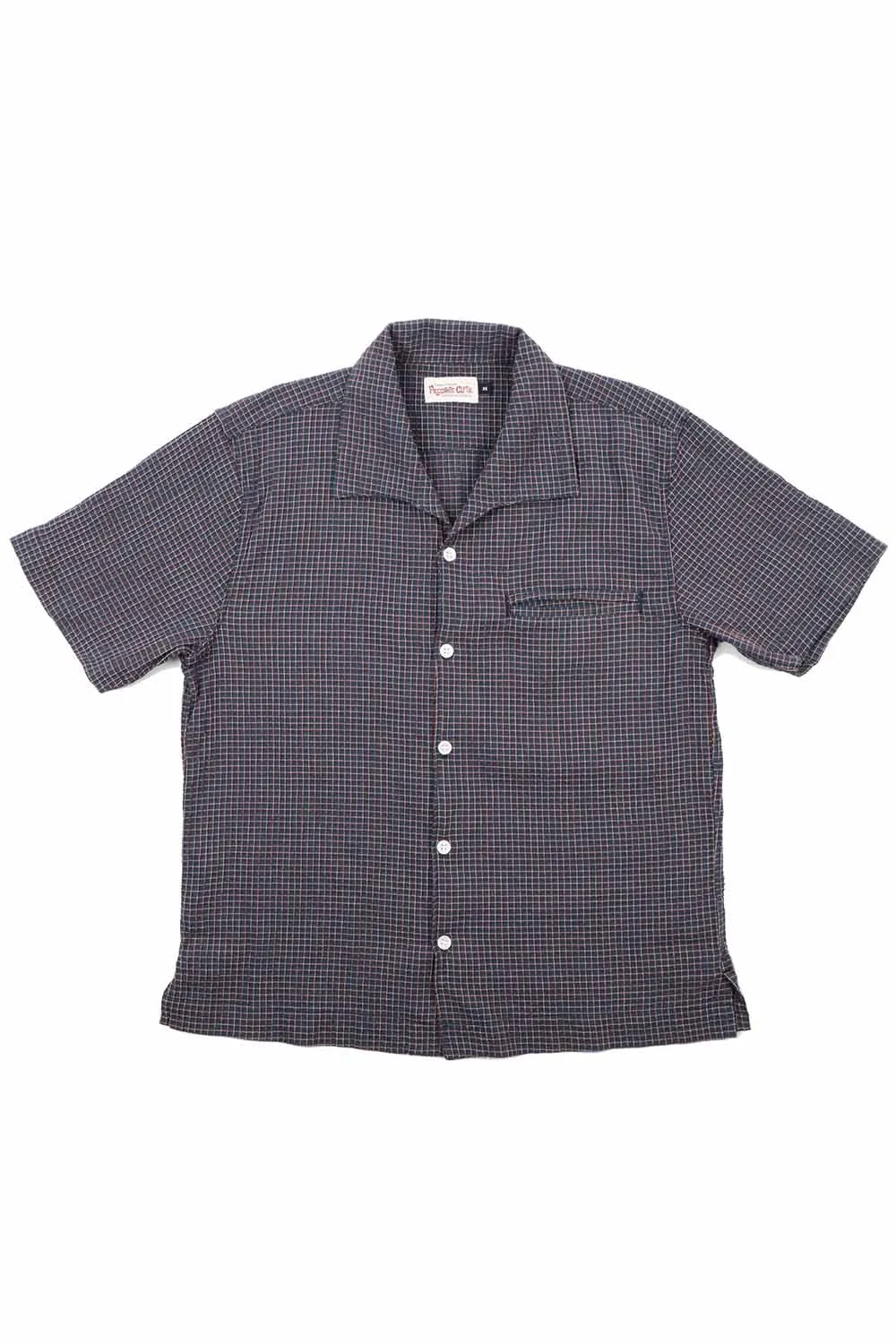 CAYUCOS SEERSUCKER Blue Plaid sold by REVOLVR Menswear