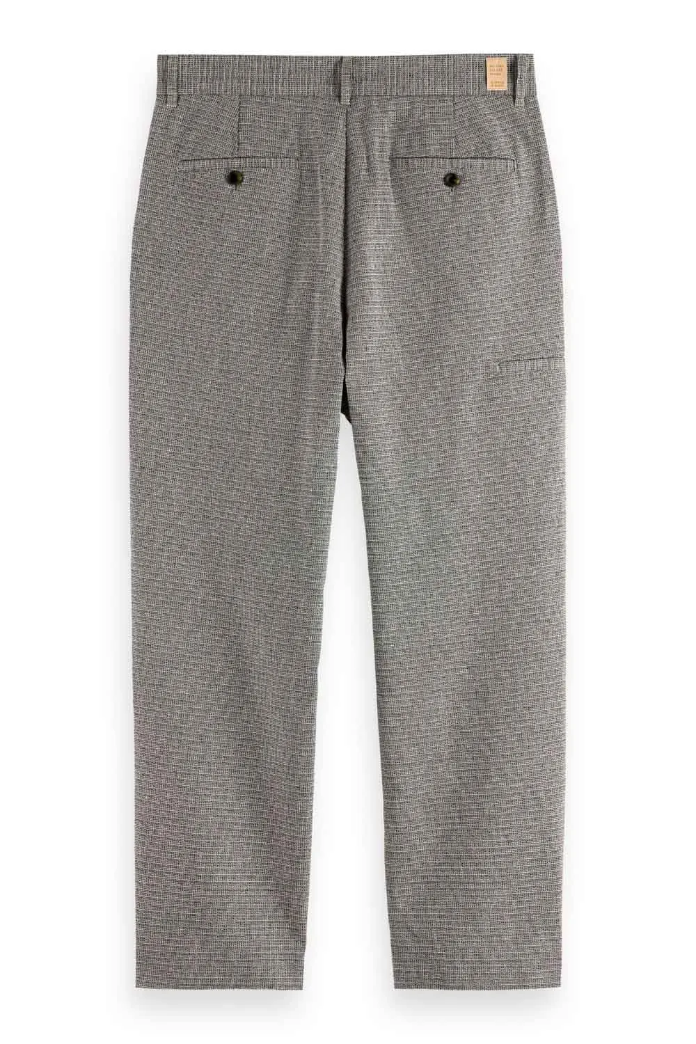 BASKET WEAVE CHINO Soft Camel Mini Pattern sold by REVOLVR Menswear product image thumbnail 2