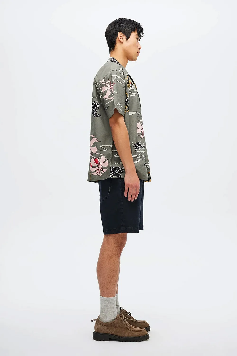 SATIVA PRINT SS SHIRT Military sold by REVOLVR Menswear product image thumbnail 3