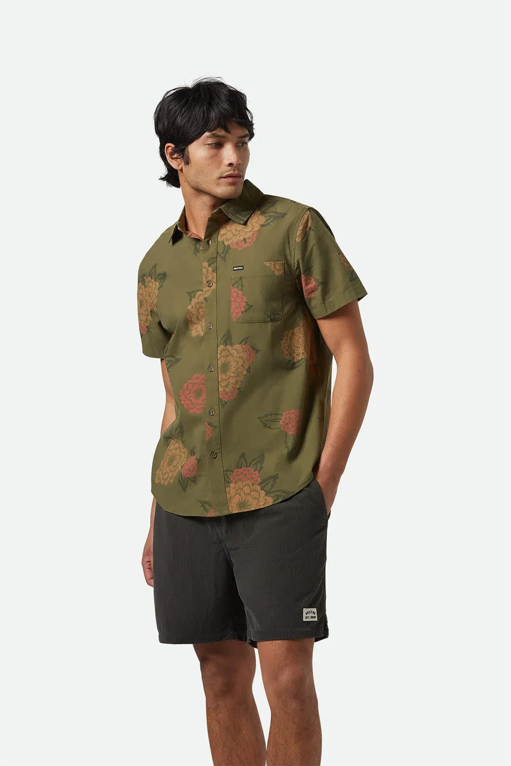 CHARTER PRINT SS Ivy Green/Painterly Floral sold by REVOLVR Menswear product image thumbnail 2