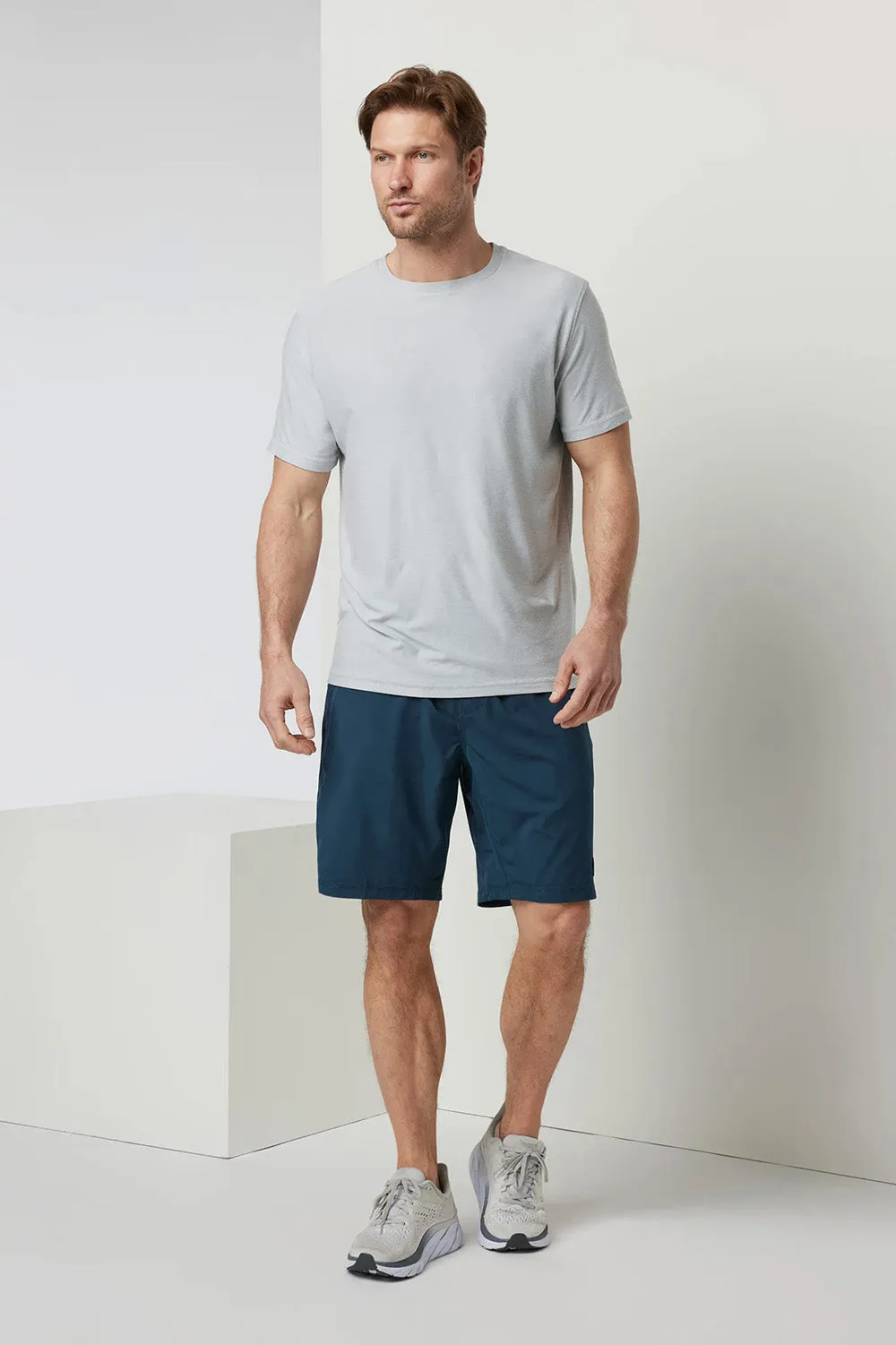 STRATO TECH TEE Platinum Heather sold by REVOLVR Menswear product image thumbnail 4