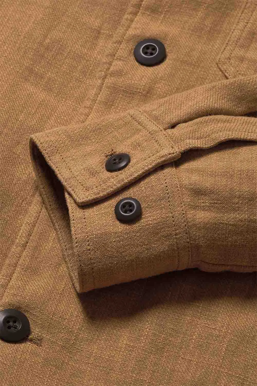 RAMIE CHORE JACKET Tobacco sold by REVOLVR Menswear product image thumbnail 4