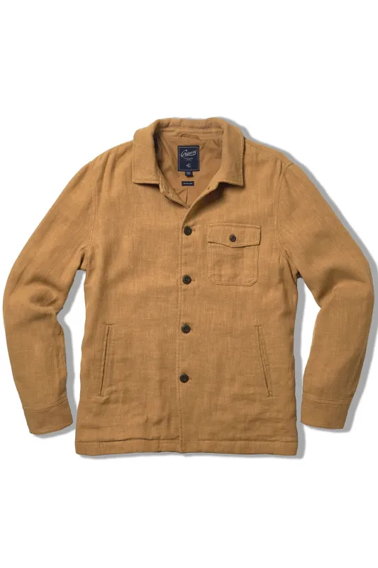 RAMIE CHORE JACKET Tobacco sold by REVOLVR Menswear