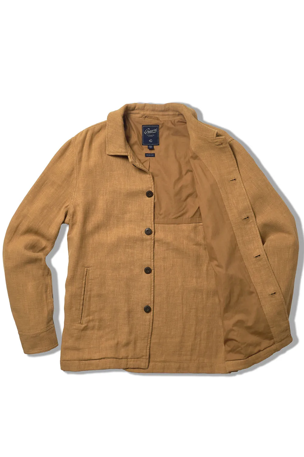 RAMIE CHORE JACKET Tobacco sold by REVOLVR Menswear product image thumbnail 2
