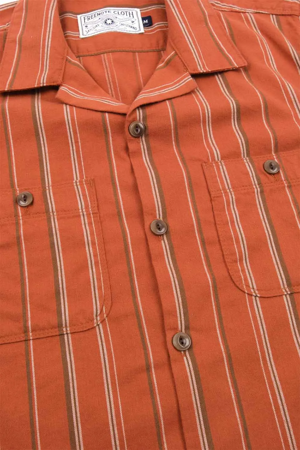 DAYTON SS Orange Stripe sold by REVOLVR Menswear product image thumbnail 3